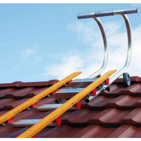 LEITER EXPERTEN - MATISERE Universal- Dachfirsthaken Kompatibel Mit Allen Arten Von Leitern. Der Firstbügel Wir An Den Sprossen Fixiert, Große Auflagefläche Aus Gummi Schützt - 55002 2 LEITER EXPERTEN - MATISERE Universal- Dachfirsthaken Kompatibel Mit Allen Arten Von Leitern. Der Firstbügel Wir An Den Sprossen Fixiert, Große Auflagefläche Aus Gummi Schützt - 55002 – Bild 2