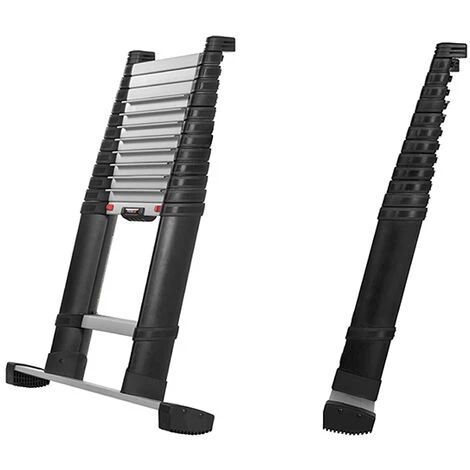 LEITER EXPERTEN - MATISERE Teleskopleiter 4,10m TELESTEPS Mit Traverse, Aus Aluminium - TEL-70241WS 4 LEITER EXPERTEN - MATISERE Teleskopleiter 4,10m TELESTEPS Mit Traverse, Aus Aluminium - TEL-70241WS – Bild 4