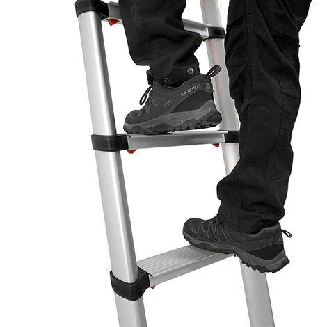 LEITER EXPERTEN - MATISERE Teleskopleiter 4,10m TELESTEPS Mit Traverse, Aus Aluminium - TEL-70241WS 5 LEITER EXPERTEN - MATISERE Teleskopleiter 4,10m TELESTEPS Mit Traverse, Aus Aluminium - TEL-70241WS – Bild 5