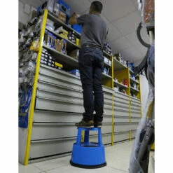 STEHLEITER EXPERTEN - MATISERE Rolltritt Rot - Maximale Arbeitshöhe 2.42m - 5000069 -Leitern Verkaufsladen 10221863 3