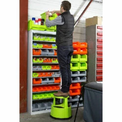 STEHLEITER EXPERTEN - MATISERE Rolltritt Rot - Maximale Arbeitshöhe 2.42m - 5000069 -Leitern Verkaufsladen 10221863 4