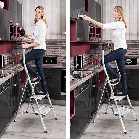 HAILO Klapptritt Für Profis - 3 Stufen - Maximale Arbeitshöhe 2.49m - 4303-201 4 HAILO Klapptritt Für Profis - 3 Stufen - Maximale Arbeitshöhe 2.49m - 4303-201 – Bild 4