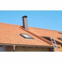 LEITER EXPERTEN - MATISERE Dachleiter Alu-natur 4.20m (15 Sprossen), Leiterbreite: 330mm, Passend Für Alle Gängigen Dacheindeckungen Und Dachneigungen Bis 60º - 11141