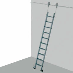 Zarges Regalleiter Fahrbar Stella Trec LH Mit 8 Sprossen -Leitern Verkaufsladen 10595875 3