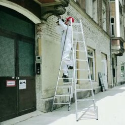 Zarges Sprossenstehleiter Coni B 2x5 Sprossen -Leitern Verkaufsladen 10595878 3