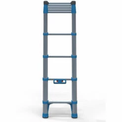 Zarges Compactstep L Teleskop- Sprossen- Anlegeleiter 9 Sprossen