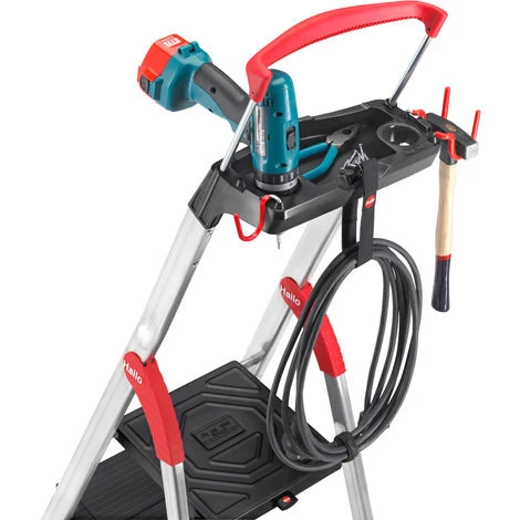 Hailo L100 TopLine Stehleiter 6 Stufen 3 Hailo L100 TopLine Stehleiter 6 Stufen – Bild 3