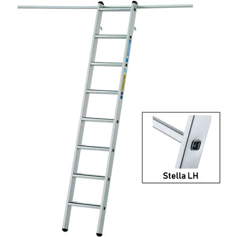 Zarges Regaleinhängeleiter Stella LH Mit 6 Stufen 1 Zarges Regaleinhängeleiter Stella LH Mit 6 Stufen