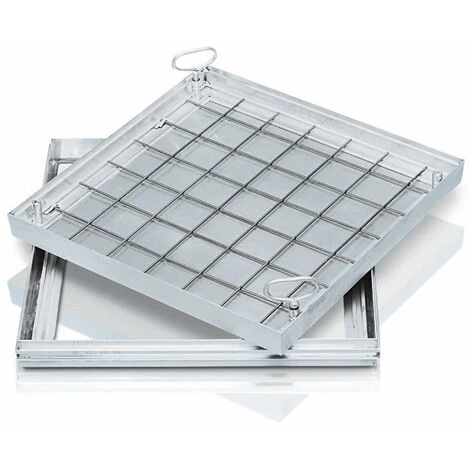 Zarges Aluminium Schachtabdeckung Mit Wanne 300 Mm X 300 Mm 1 Zarges Aluminium Schachtabdeckung Mit Wanne 300 Mm X 300 Mm