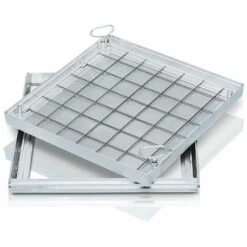 Zarges Aluminium Schachtabdeckung Mit Wanne 800 Mm X 800 Mm