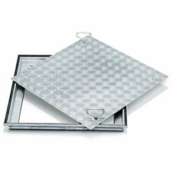 Zarges Schachtabdeckung Aus Stahl Mit Deckplattel 800 Mm X 600 Mm
