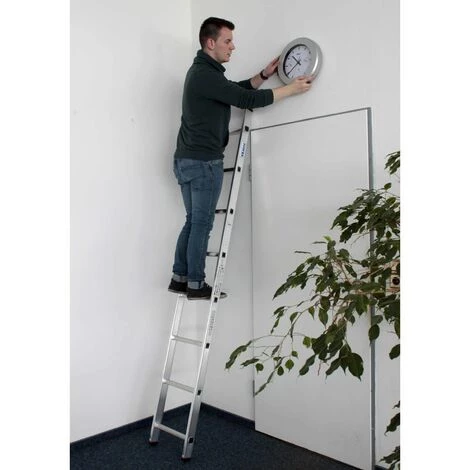 "KRAUSE SYSTEMS" Krause Corda Alu Anlegeleiter 1x8 Tritte Leiter Mehrzweckleiter Vielzweckleiter 3 "KRAUSE SYSTEMS" Krause Corda Alu Anlegeleiter 1x8 Tritte Leiter Mehrzweckleiter Vielzweckleiter – Bild 3