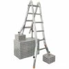 "KRAUSE SYSTEMS" Krause Televario Alu Teleskopleiter Mehrzweckleiter 4x4 Sprossen Treppenleiter
