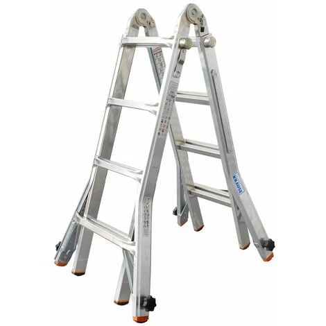 "KRAUSE SYSTEMS" Krause Televario Alu Teleskopleiter Mehrzweckleiter 4x4 Sprossen Treppenleiter 3 "KRAUSE SYSTEMS" Krause Televario Alu Teleskopleiter Mehrzweckleiter 4x4 Sprossen Treppenleiter – Bild 3