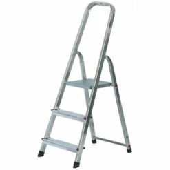 KRAUSE SYSTEMS Krause Corda Alu Trittleiter Aluleiter Stehleiter Klappleiter 3 Stufen 000712