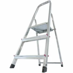 KRAUSE SYSTEMS Krause Corda Alu Trittleiter Aluleiter Stehleiter Klappleiter 3 Stufen 000712 -Leitern Verkaufsladen 12205069 3