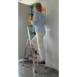 KRAUSE SYSTEMS Krause Corda Alu Trittleiter Aluleiter Stehleiter Klappleiter 3 Stufen 000712 -Leitern Verkaufsladen 12205069 4