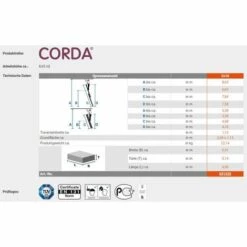 "KRAUSE SYSTEMS" Krause Corda Alu Anlegeleiter 7,85 M Teleskopleiter Schiebeleiter Seilzugleiter -Leitern Verkaufsladen 12205079 5