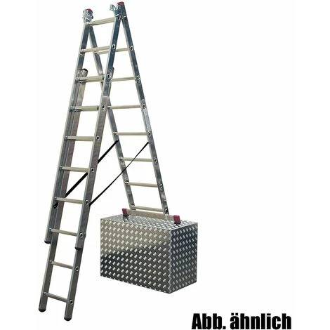 KRAUSE SYSTEMS Krause Corda Alu Vielzweckleiter Treppenleiter 3 X 6 3,65 M Mehrzweckleiter 2 KRAUSE SYSTEMS Krause Corda Alu Vielzweckleiter Treppenleiter 3 X 6 3,65 M Mehrzweckleiter – Bild 2