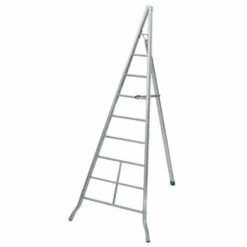 LEITER EXPERTEN - MATISERE Obstbaumleiter Aus Aluminium 2,00m - 4 Sprossen - Spitzer Zulauf - AG200