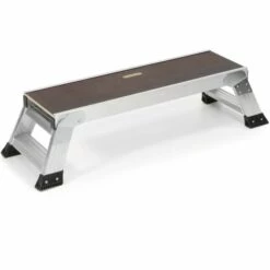 Jumbo® Arbeitsplattform Aluminium Holz 100 X 30 Cm Plattform- Höhe 0,30 M Klappbar Treppe Tritt Montage- Arbeitsbühne