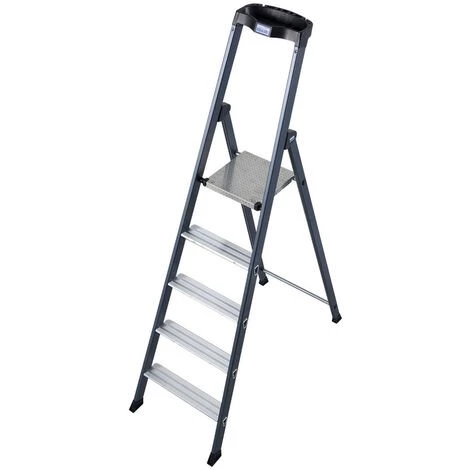 Krause SePro S Stufenstehleiter Eloxiert 5 Stufen 1 Krause SePro S Stufenstehleiter Eloxiert 5 Stufen