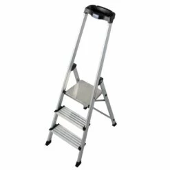Krause Safety Stufenstehleiter Mit Ablage 3 Stufen