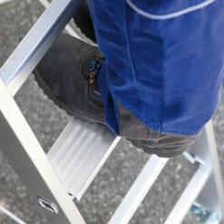 G&UUML;NZBURGER STEIGTECHNIK Günzburger Stufenmodul MaxxStep Für Sprossenleiter 356mm -Leitern Verkaufsladen 14800581 4