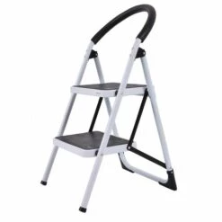 COSTWAY Trittleiter Klapptritt Weiss, Stehleiter Klappbar, Haushaltsleiter Stufenleiter Platzsparend, Metall, Stufenstehleiter 150 Kg Tragkraft 2-Stufen-Trittleiter 9 COSTWAY Trittleiter Klapptritt Weiss, Stehleiter Klappbar, Haushaltsleiter Stufenleiter Platzsparend, Metall, Stufenstehleiter 150 Kg Tragkraft 2-Stufen-Trittleiter -Leitern Verkaufsladen 14837202 5