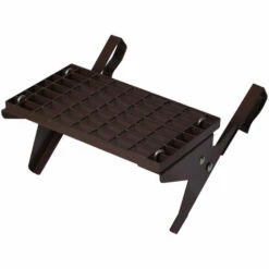 TOPLEITER Dachtritt-Set 42x25cm, Klemm-Montage, Braun