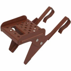 TOPLEITER Einzeltritt-Set 18x20cm, Klemm-Montage, Rotbraun