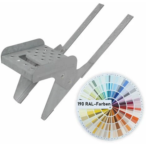 TOPLEITER Einzeltritt-Set 18x20cm, Schraub-Montage, Verzinkt 1 TOPLEITER Einzeltritt-Set 18x20cm, Schraub-Montage, Verzinkt