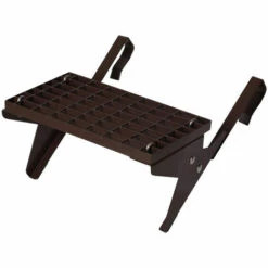 TOPLEITER Dachtritt-Set 42x25cm Für Großflächenziegel Ab 44cm Ziegellänge, Klemm-Montage, Braun