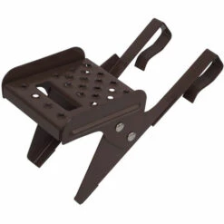 TOPLEITER Einzeltritt-Set 18x20cm, Klemm-Montage, Braun