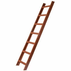 TOPLEITER Alu-Dachleiter Mit 7 Sprossen 1,96 M Rot