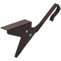 TOPLEITER Universal Laufroststütze Für Großflächenziegel Ab 44cm Ziegellänge, Klemm-Montage, Braun