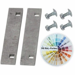 TOPLEITER Ersatz-Verbindungsset Für Dachleitern, 2er-Set, Verzinkt