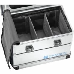 ZARGES Innentasche Mit Querteiler Maße: Ca. 750 X 635 X 410 Mm Aus Polyester. Herausnehmbar. Mit Griffen. P