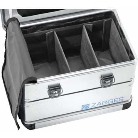 ZARGES Innentasche Mit Querteiler Maße: Ca. 750 X 635 X 410 Mm Aus Polyester. Herausnehmbar. Mit Griffen. P 1 ZARGES Innentasche Mit Querteiler Maße: Ca. 750 X 635 X 410 Mm Aus Polyester. Herausnehmbar. Mit Griffen. P