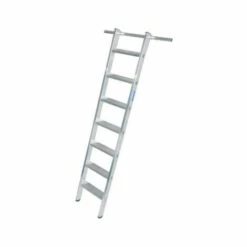 KRAUSE Stufen-Regalleiter, Einhängbar, 1 Paar Einhängehaken 7 Stufen Sprossenleitern