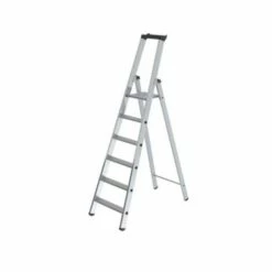 EUROKRAFTPRO Günzburger Steigtechnik Stufen-Stehleiter, Einseitig - Standard-Ausführung - 6