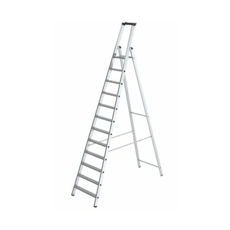 EUROKRAFTPRO Günzburger Steigtechnik Stufen-Stehleiter, Einseitig - Standard-Ausführung - 12 1 EUROKRAFTPRO Günzburger Steigtechnik Stufen-Stehleiter, Einseitig - Standard-Ausführung - 12