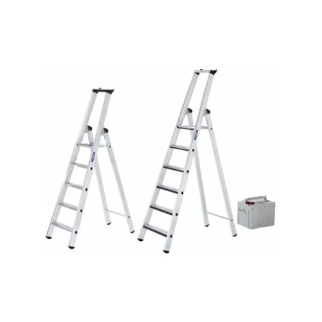 EUROKRAFTPRO Günzburger Steigtechnik Stufen-Stehleiter, Einseitig - Standard-Ausführung - 12 2 EUROKRAFTPRO Günzburger Steigtechnik Stufen-Stehleiter, Einseitig - Standard-Ausführung - 12 – Bild 2