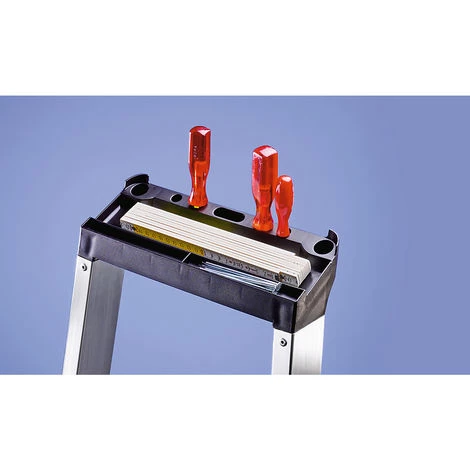 EUROKRAFTPRO Günzburger Steigtechnik Stufen-Stehleiter, Einseitig - Ausführung Gepolstert - 4 4 EUROKRAFTPRO Günzburger Steigtechnik Stufen-Stehleiter, Einseitig - Ausführung Gepolstert - 4 – Bild 4