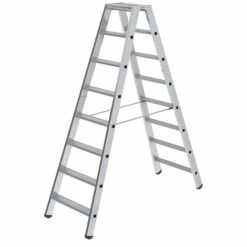 EUROKRAFTPRO Günzburger Steigtechnik Stufen-Stehleiter, Beidseitig - Standard-Ausführung - 2 -Leitern Verkaufsladen 15617437 5