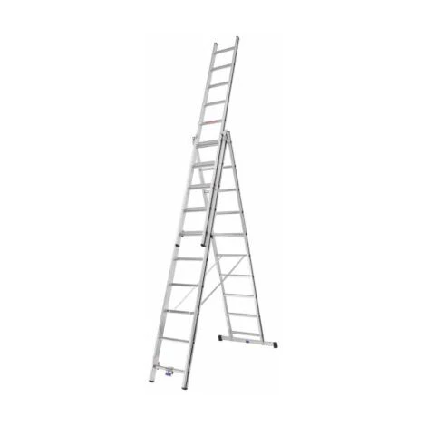 HYMER Alu-Mehrzweckleiter - Einsteigermodell, Max Arbeitshöhe 7,31 M 1 HYMER Alu-Mehrzweckleiter - Einsteigermodell, Max Arbeitshöhe 7,31 M