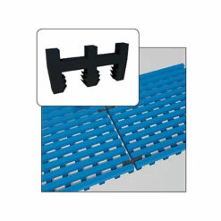 JUSTRITE Notrax Verbinder, Schwarz - Für Antirutschmatte - Für 90°-Anschluss Verbinder -Leitern Verkaufsladen 15625414 3