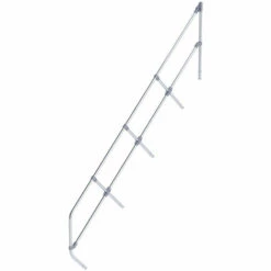 GUENZBURGER STEIGTECHNIK Zweites Geländer - Für Industrietreppe, Neigungswinkel 45° - 16 Stufen Geländer -Leitern Verkaufsladen 15628840 5