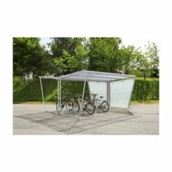 WSM Regenrinne Mit Fallrohr - Für Flachdachüberdachung - Aus PVC Zubehör Zubehöre