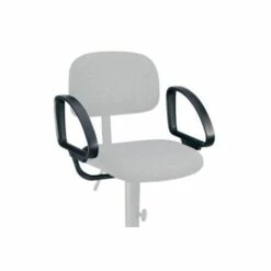 CERTEO Armlehnen - Für Arbeitsdrehstuhl Mit Keilnut-Höhenverstellung - 1 Paar Armlehne